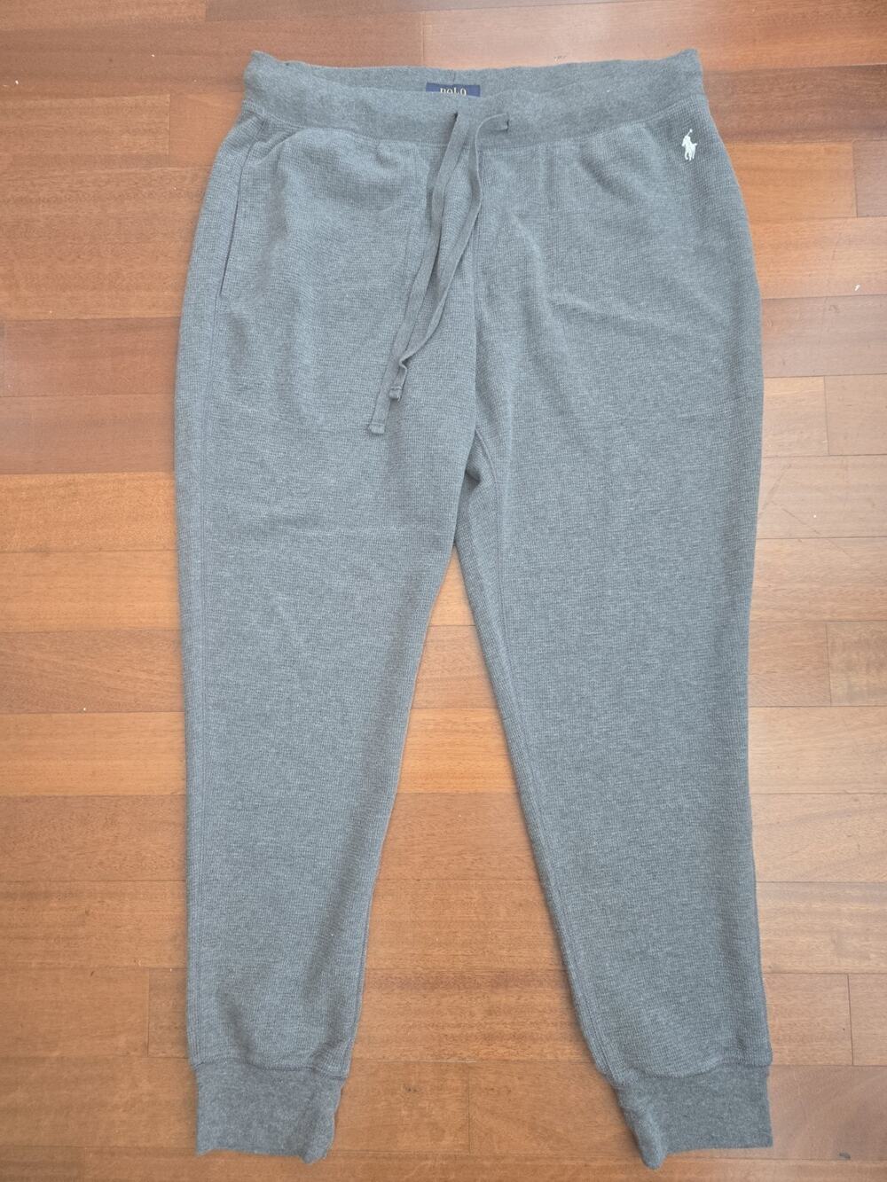 Polo Ralph Lauren Sleepwear Mens Pajama Pants XL Short Gray Waffle Loungewear
